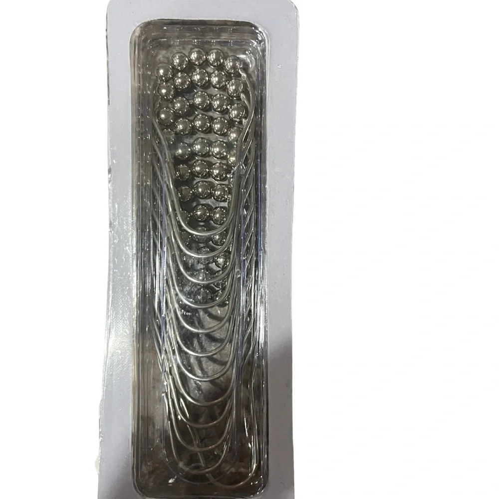 Shower Curtain Rings with Roller Balls /Stainless Steel